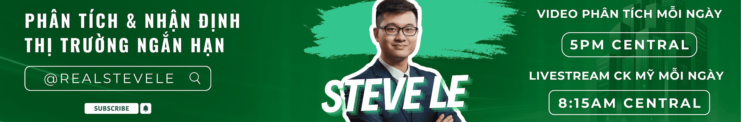 Steve Le YouTube Channel Banner